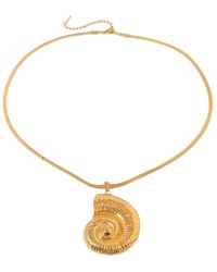 Nazzar - Large Snail Shell Pendant Necklace - Lyst