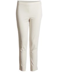 Conquista - Neutrals Fitted Stretch Trousers - Lyst