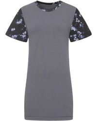 Sophie Cameron Davies - Charcoal Cotton T-Shirt Dress - Lyst
