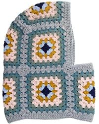 Ana Chic - And Mustard Granny Square Handmade Crochet Balaclava - Lyst