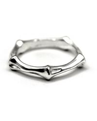 VicStoneNYC Fine Jewelry - Unique Timeless Bone Texture Ring For - Lyst