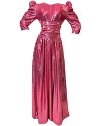 Julia Clancey - Olivia Pink Sequin Palazzo Jumpsuit - Lyst