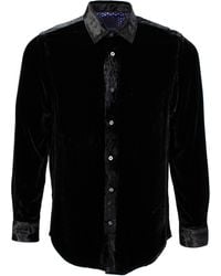 lords of harlech - Ned Velvet Shirt - Lyst