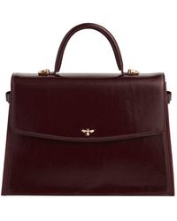 Fable England - Cherry Structured Tote Medium - Lyst