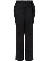Rose & Nancy - Juniper Snake Velvet Trouser - Lyst