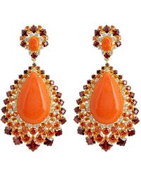 LÁTELITA London - Gabriela Fire Opal Drop Earrings - Lyst