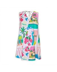 Pick Happy - Limited Edition Vneck Tunic Dress Palm Beach - Lyst