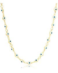 Ece London - The Nazar Ii Necklace - Lyst