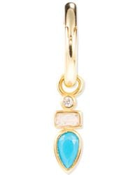 BY EDA DOGAN - Drop Charm Earring - Lyst