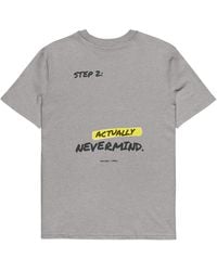 Anchor and Crew - Heather Actually Nevermind Annotations Organic Cotton T-Shirt - Lyst