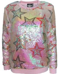 Any Old Iron - Iridescent Star Sequin Sweatshirt - Lyst