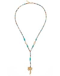 Jaredjamin - Bora Palm Pendant Y-Necklace - Lyst