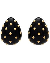Michael Nash Jewelry - Maristella Studded Resin Pierced Hoop Earrings - Lyst