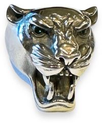 Jagged Halo Jewelry - Maximus Panther Ring Stainless Steel - Lyst