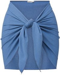 Change of Scenery - Liv Sarong Steel Metallic Pique - Lyst