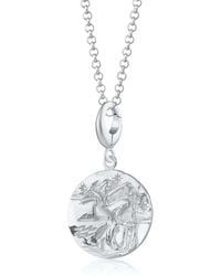 Lily Charmed - Sterling Aquarius Zodiac Charm Necklace - Lyst