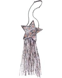 Any Old Iron - Metallic Snake Star Leather Fringe Bag - Lyst