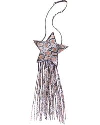 Any Old Iron - Metallic Snake Star Leather Fringe Bag - Lyst