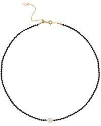 Lisa&Co. - Necklace Spinel&Pearl - Lyst