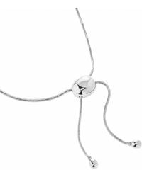 Lagomist - Coffee Bean Lariat Necklace - Lyst