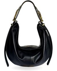 Indigolush - Hobo Adjustable Hand Shaped Leather Bag Maxi Smooth Two Hands - Lyst