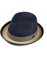 Dasmarca Hats - Dasmarca Jordan Lightweight Trilby Two Tone Summer Packable Hat For - Lyst