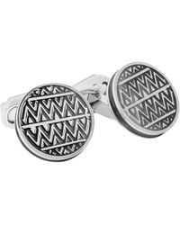 Tateossian - Thompson Cairo Cufflinks With Enamel - Lyst