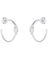 Spero London - Drop Solitaire Earring Sterling - Lyst