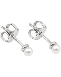 Cier - Pearl Stud Earrings - Lyst