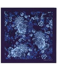 lords of harlech - Hudson Roma Floral Merino Handkerchief Pocket Square - Lyst