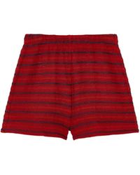 Thisisu Collection - Solea Striped Knit Beachwear Shorts - Lyst