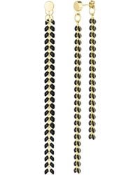 Rejected Hearts Club - Elegante Chevron Dangle Earrings - Lyst