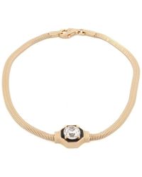 Ebru Jewelry - Timeless Spark Diamond Solid Bracelet - Lyst