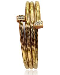 Michael Nash Jewelry - Lilou Cobra Fits All Bracelet With Crystal Accents - Lyst