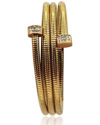 Michael Nash Jewelry - Lilou Cobra Fits All Bracelet With Crystal Accents - Lyst