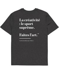 Anchor and Crew - Heather Art & Momentum Creative Standard Organic Cotton T-Shirt - Lyst