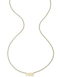 Heather Hawkins Jewelry - Mrs Fourteen Karat Fine Jewelry Block Print Necklace - Lyst