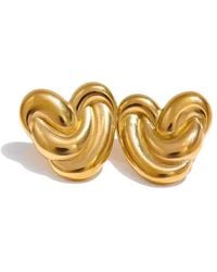 Decolet the label - Heart Swirl Earrings - Lyst