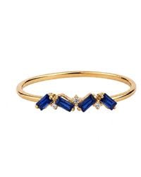 Belinda Jewelz - Sapphire Full Baguette Birthstone Ring - Lyst