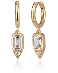 BY EDA DOGAN - Stone Huggie Earring - Lyst