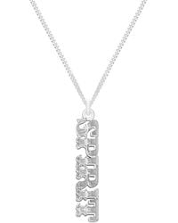 CarterGore - Sterling “Spirit” Word Necklace - Lyst