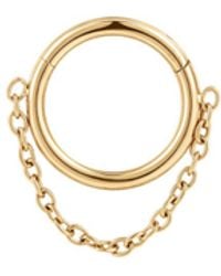 Vanhi - Chain Clicker Titanium Ring - Lyst