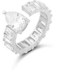 SHYMI - Statement Pear & Emerald Shaped Band - Lyst