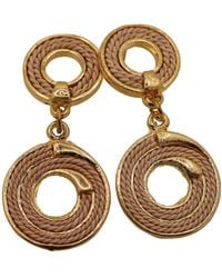 Nart Nature Making Art - Neutrals The Double Round Buriti Natural Fiber Earrings - Lyst