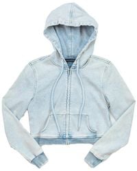 Circular Path - Calista Terry Jean Hoodie - Lyst