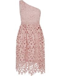 Sour Figs - One Shoulder Lace Dress - Lyst