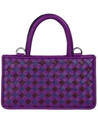 F3Rog by Rana - Burgundy Woven Leather Crossbody Piraye Bag - Lyst