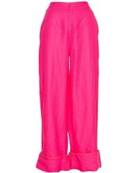 Ofuure - Linen Nikki Wide Leg Pants - Lyst