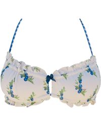 IVY SWIMWEAR - Blueberry Pie Bikini Top - Lyst