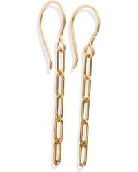 Kate Koel - Paperclip Chain Earrings - Lyst